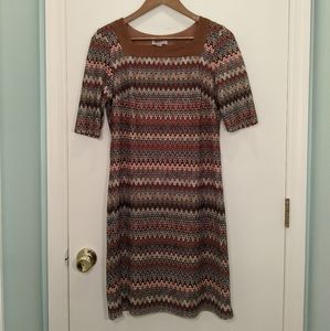 CB Established 1962 Lined Dress Aztec Pattern